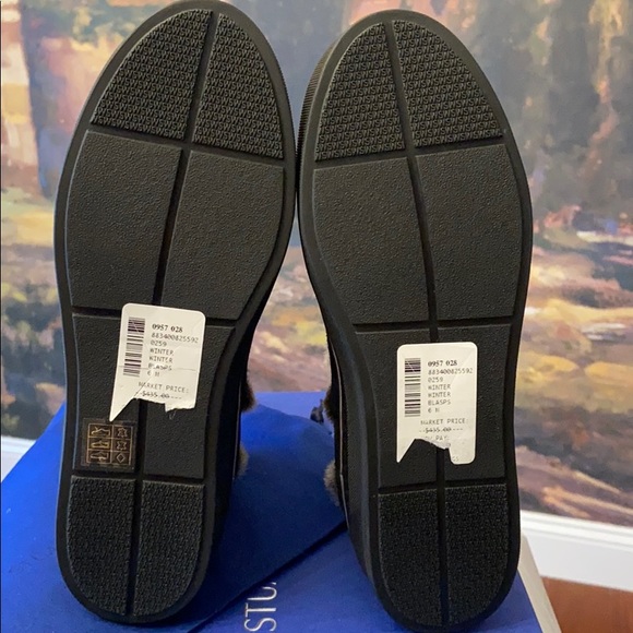 BNWT Stuart Weitzman Winter Fur-Trim Ankle Boots - Picture 8 of 17